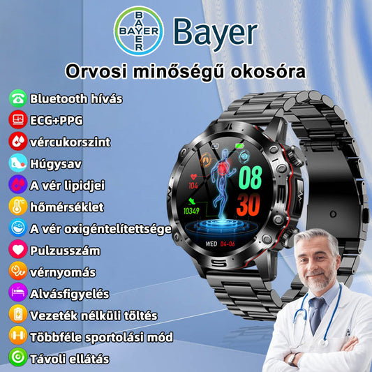 Az új, orvosi minőségű okosóra óvja egészségét!